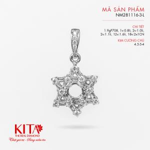 Vỏ Mặt Dây Chuyền Kim Cương 